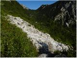 Planina Zajzera - Montaž / Jôf di Montasio